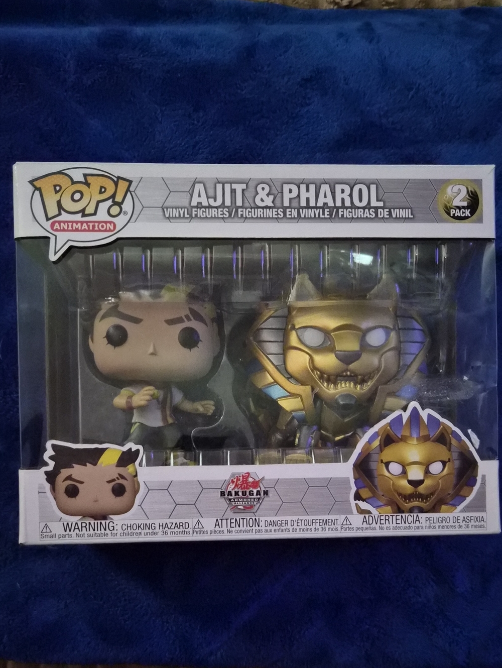 Funko Pops! Ajit & Pharol Gold and Black 2-Pack Vinyl Figures